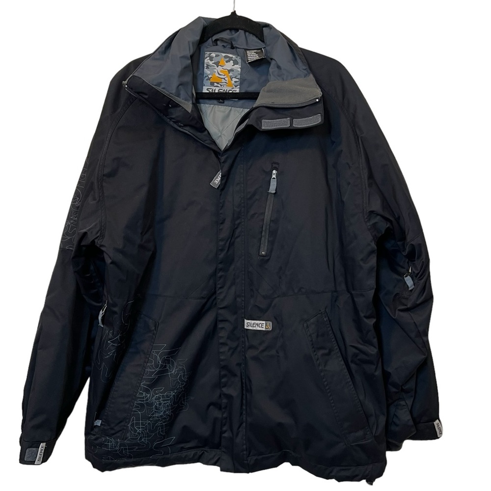 silence + noise Black and Gray Ski Jacket